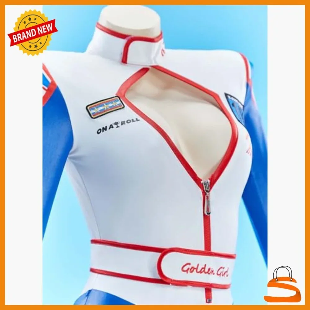 Slim Fit Spandex Bodysuit with Cutout Design for Cosplay Halloween